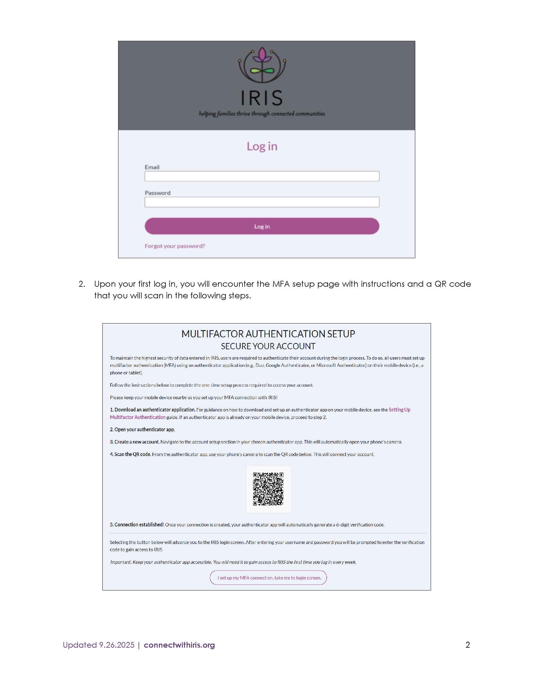 Setting Up Multifactor Authentication PDF Page 2